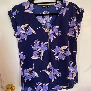 Express Floral Dress Shirt